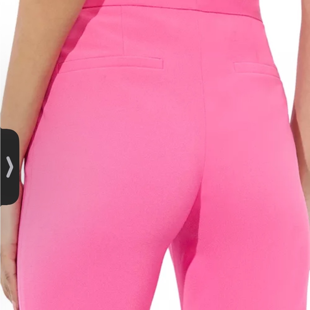 Alice + Olivia Pink Flare Boot Cut Pants - Picture 2 of 8
